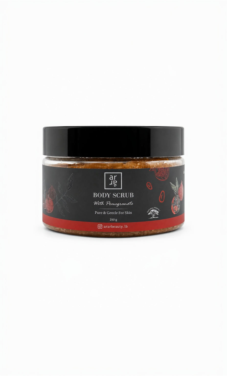 Pomegranate Body Scrub with Lemon