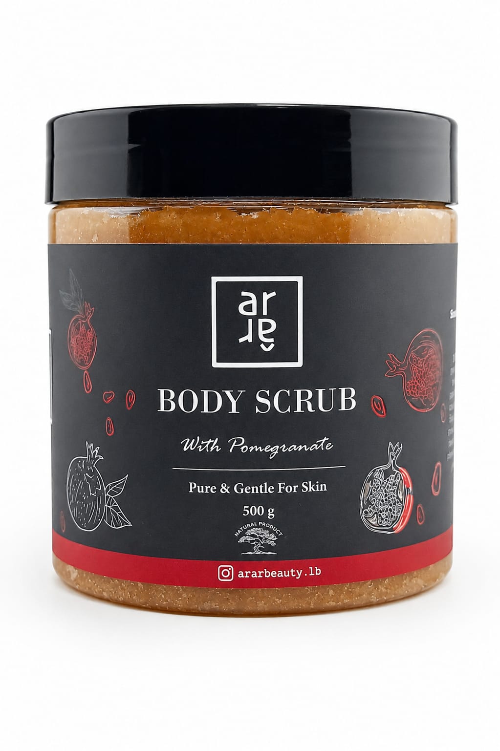 Pomegranate Body Scrub with Lemon