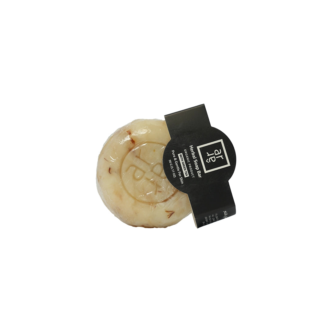 Green tea herbal soap