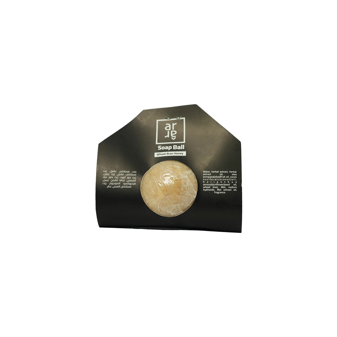 Wheat bran honey soap